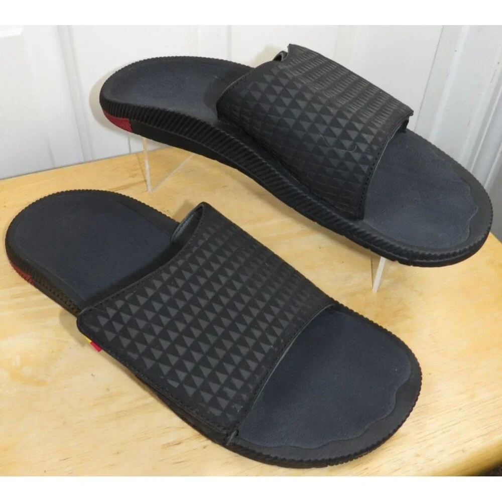 Olukai Halo Olu-M Slide Sandals Hook & Loop Adjustable Men's Size US 14/EU 47